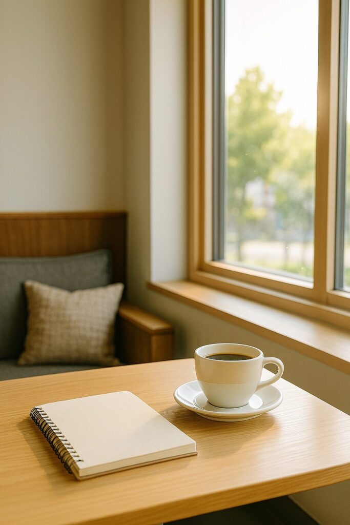 家事代行サービスで得た時間の使い方の一例(カフェでのひととき)